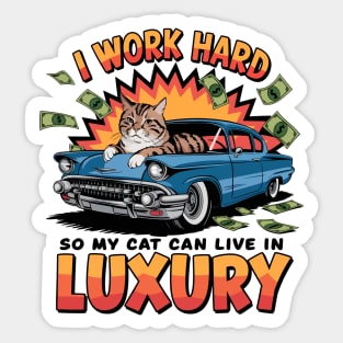 American Shorthair – Luxury Life Sticker